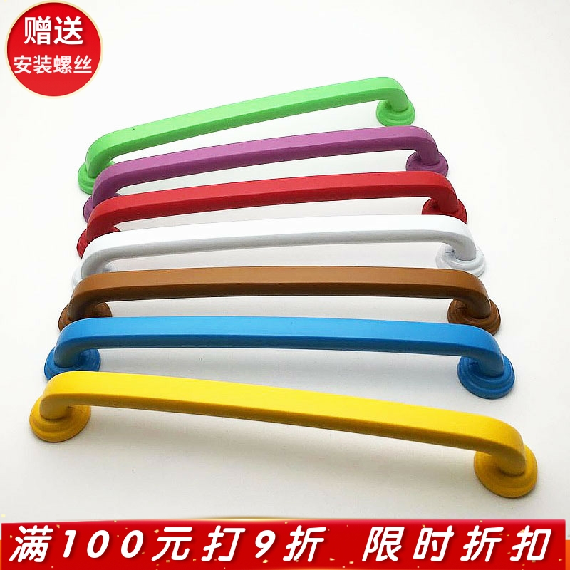 孔距96/160mm现代简约儿童房衣柜门把手橱柜抽屉鞋柜子实心小拉手