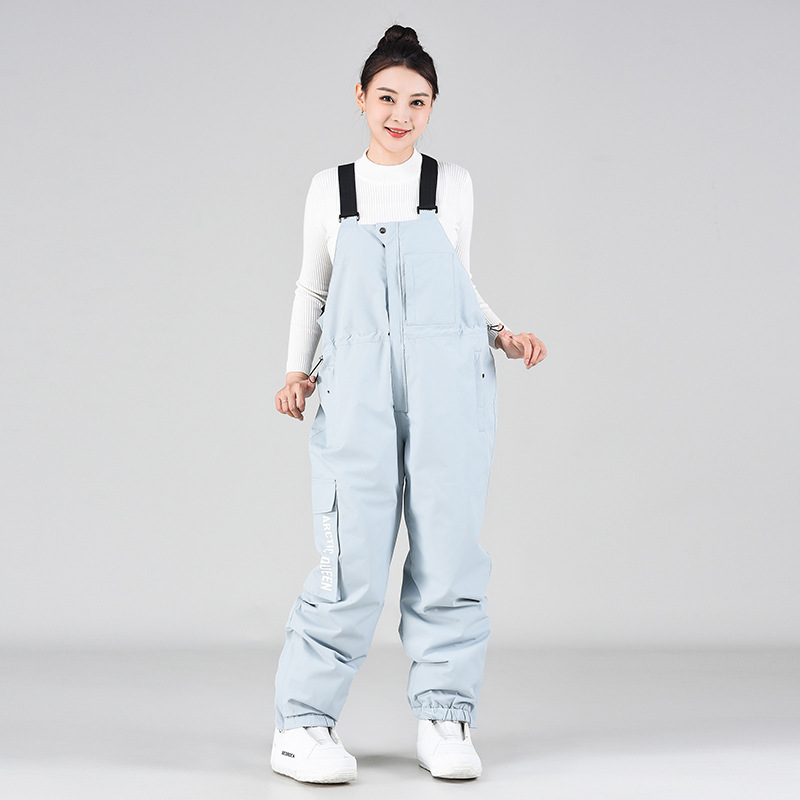 滑雪裤背带加厚滑雪裤单板雪裤