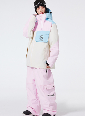 ARCTIC QUEEN滑雪服男女款套装防水保暖滑雪衣裤单板滑雪服防风