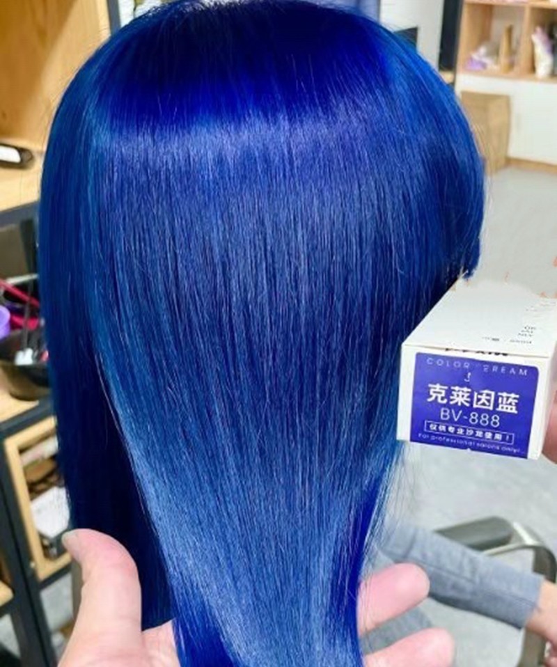 jam-a极速蓝克莱因蓝可莱因蓝蓝霸梦幻蓝抖音蓝蓝黑染发膏