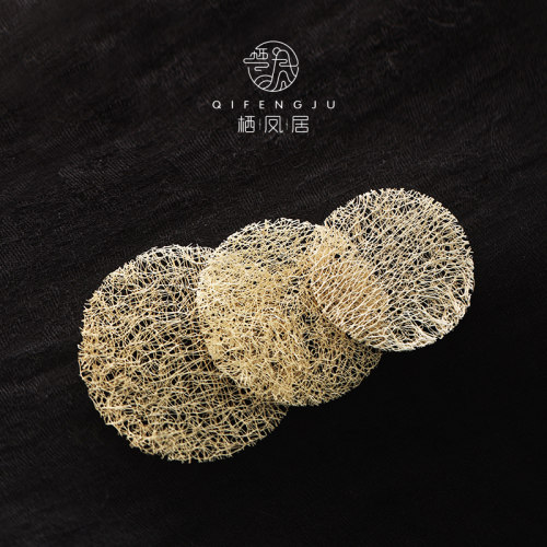 栖凤居丝瓜络壶垫茶壶杯垫托壶承养壶隔热垫丝瓜茶垫茶道茶具配件 - 封面