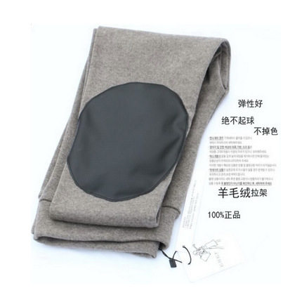 春款韩国正品东大门膝盖补丁打底裤膝盖纯棉小脚显瘦高腰外穿修身