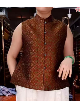 定制锦锻马甲15557 不支持7天无理由退货 介意慎拍