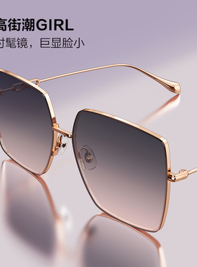 陌森官方偏光太阳镜女大框墨镜