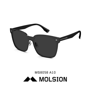 陌森官方眼镜26年新品太阳镜时尚大框防紫外线强光墨镜男MS8058