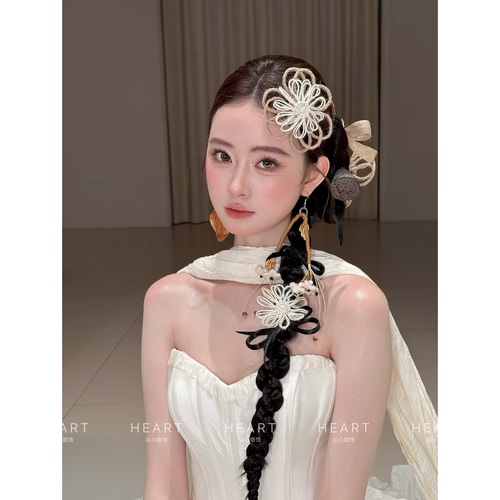 TM｜手作棉麻针织中式七件套