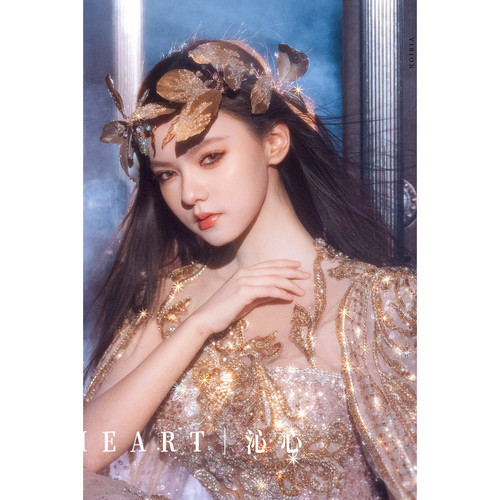 TM｜“古希腊雅典娜女神”手作复古金羽翼刘超大课同款额饰