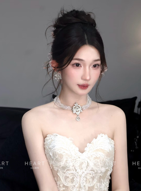 TM｜古早千金多层水晶项链三件套