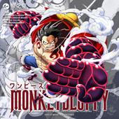 短袖 草帽团路飞橡胶人四挡联名海贼王动漫画周边夏季 纯棉男装 T恤