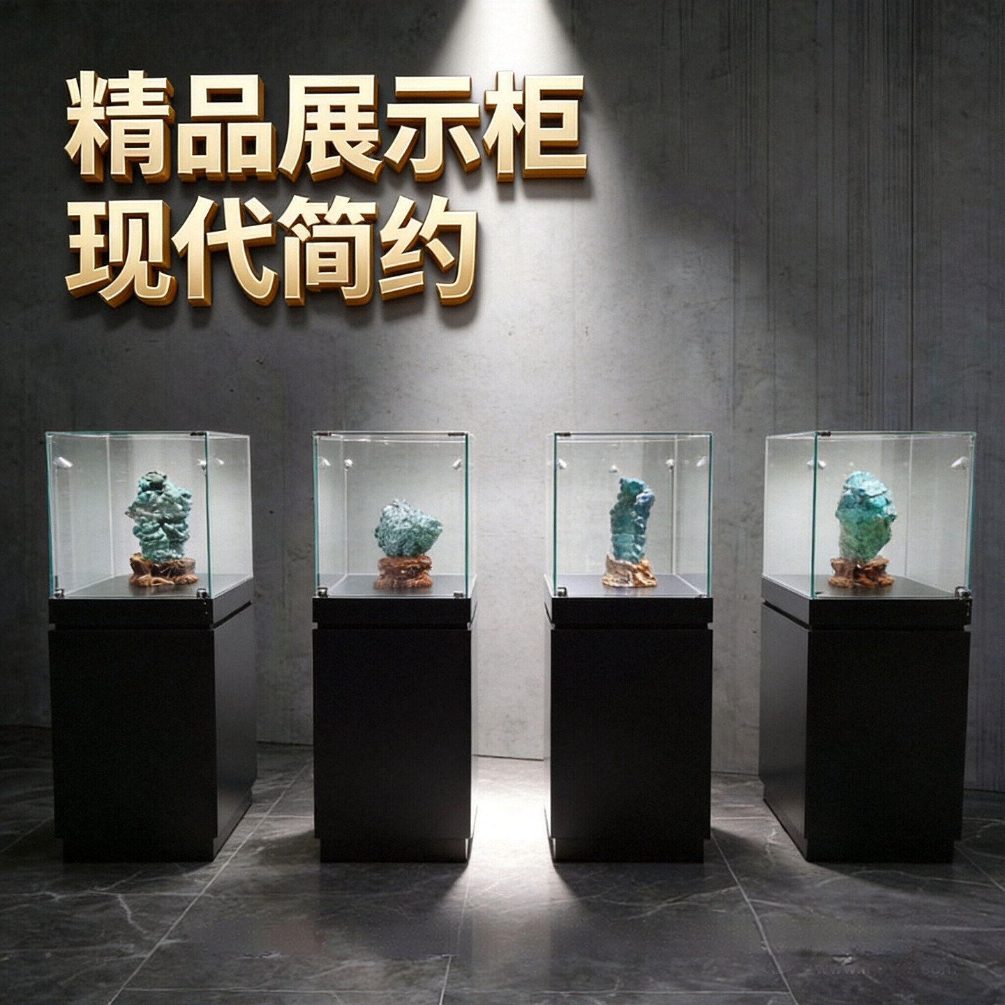 定制玻璃展示柜珠宝首饰样品展柜模型展柜博物馆古董陈列柜展览柜