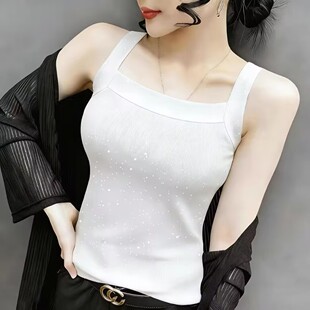 无袖 清仓捡漏 2026高档吊带背心女夏季 打底新款 百搭上衣 吊带修身