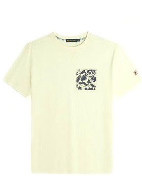 专柜同款 男子短袖阔版花卉系列T恤NACB96260