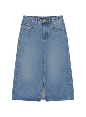 保罗彼得 专柜同款 女士时尚潮流日常百搭通勤牛仔裙BLEA62480