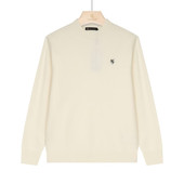 专柜同款 男士 时尚 保罗·彼得 简约舒适纯色休闲针织衫 MLECZ00501