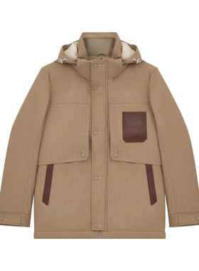 保罗彼得 专柜同款 男士舒适百搭保暖可拆卸帽子羽绒服REBD31470