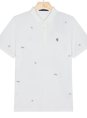 保罗彼得 专柜同款男士商务休闲百搭通勤日常短袖polo衫YTEB65610