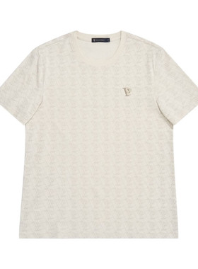 保罗彼得 专柜同款 男士舒适休闲时尚日常短袖T恤TBEB44400