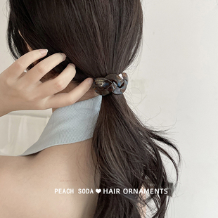 网红发绳醋酸高弹力皮筋女气质扎发头绳韩国发饰发圈扎马尾头饰