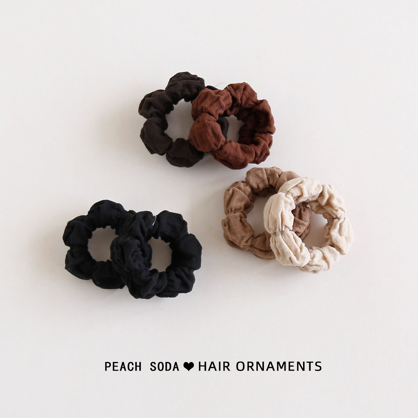 奶咖系~高马尾丸子头发圈加粗发绳高弹力耐用皮筋皮套女头绳头饰