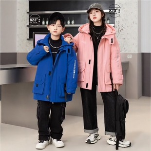 特价 童装 男女同款 脱卸羽绒服半九成品823衣皮衣壳翻新定制加工 款