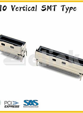 Mcio连接器74pin38pin AMP