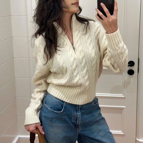 圈内代gou级羊毛长袖毛衣