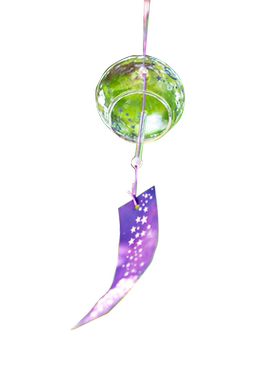 玻璃樱花冥想女生门饰夏日风铃