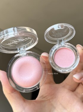 Julygirl柔光甜甜圈腮红缎光珠光细闪腮红提亮高光氛围感试色小样