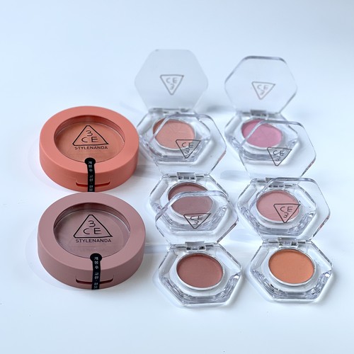 3CE哑光单色腮红试色小样