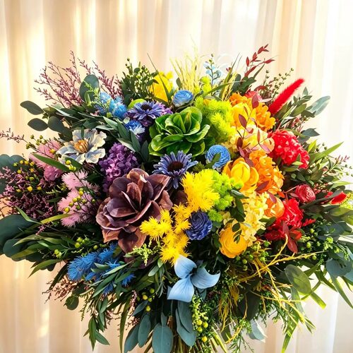 【七彩祥云】永生花束高级感小众适合家居装饰摆放不凋谢