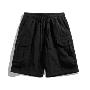 白底潮流夏季大码工装速干口袋短裤男XZ405-K235-P35控58图片