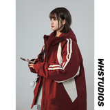 中性风2024冬季潮流拼接保暖冲锋棉衣外套XZ405-Y14-P110，男装棉衣，星座405