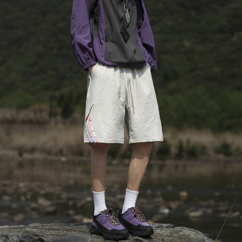 男士松紧大码短裤XZ405-K005-p38,男装休闲裤,星座405