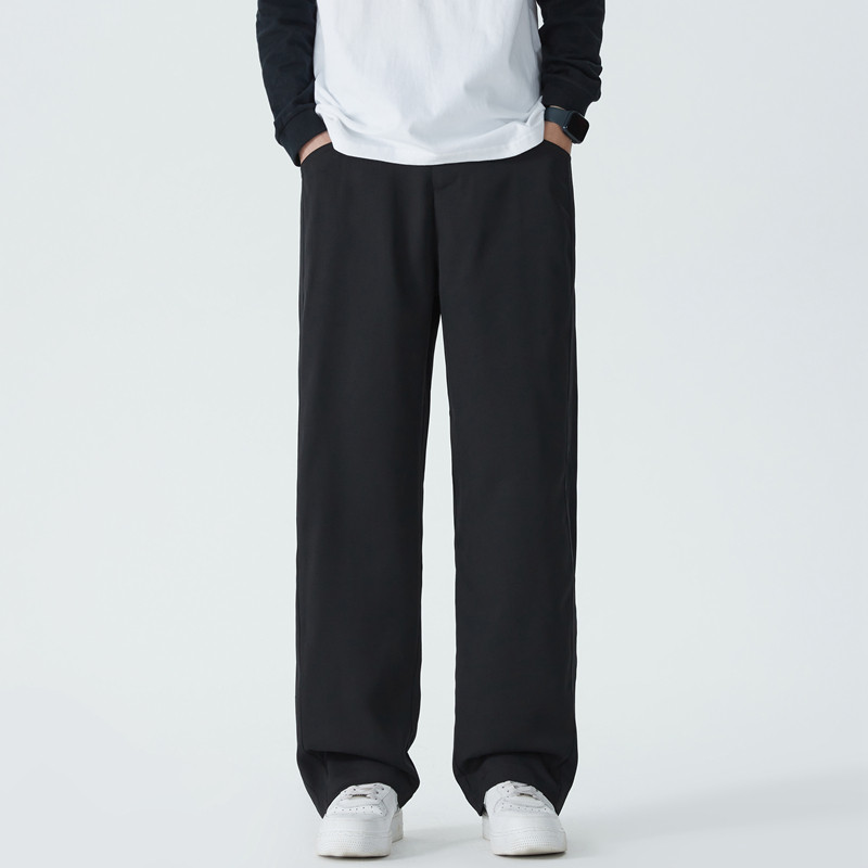 春季垂感直筒松紧小西裤XZ405-K123-P50,男装西裤,星座405