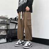 港风大码男士宽松工装休闲裤XZ405-K1006-P55，男装休闲裤，星座405