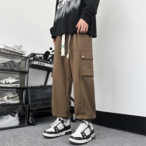 港风大码男士宽松工装休闲裤XZ405-K1006-P55图片