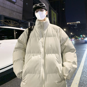 港风潮流冬季男士棉服宽松大码立领棉衣外套XZ405-Y09-P55特图片