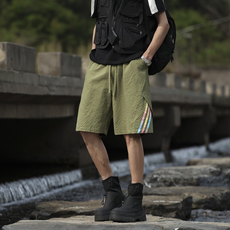 夏季潮流男士多色松紧休闲短裤XZ405-K005-p38,男装牛仔裤,星座405