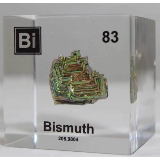 83Bi铋元素创意礼物实物立方体元素周期表亚克力真实元素摆件送礼