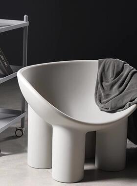 意大利Driade toogood roly poly简约塑料象腿椅户外休闲椅懒人椅