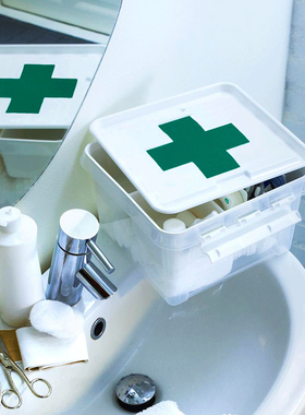 瑞典SmartStore医药箱家庭装药品收纳盒便携式针线整理箱擦鞋箱