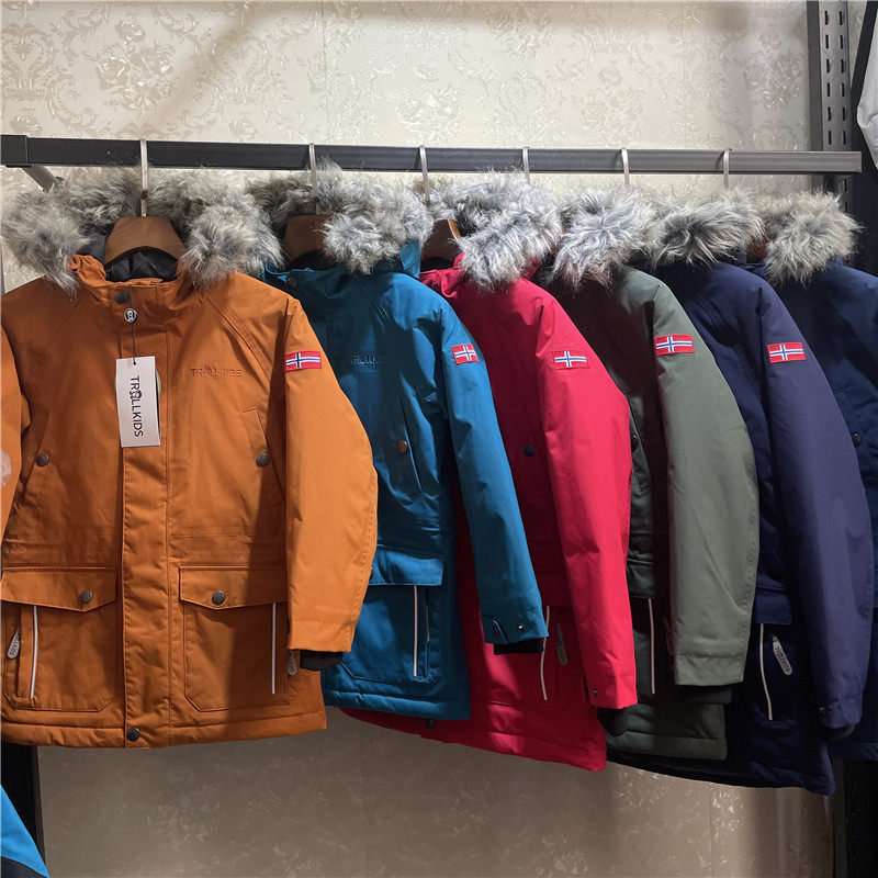 外贸儿童户外棉服棉衣外套中工装长款保暖防水透气男女童棉冲锋衣,户外/登山/野营/旅行用品,保暖棉衣,淘宝优惠券,粉丝福利购,淘宝优惠卷