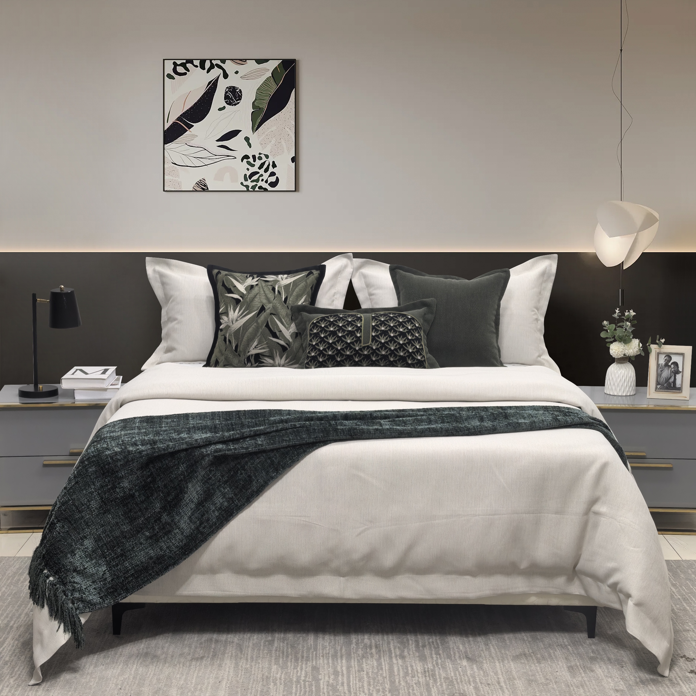 床笠式八件后现代侘寂风