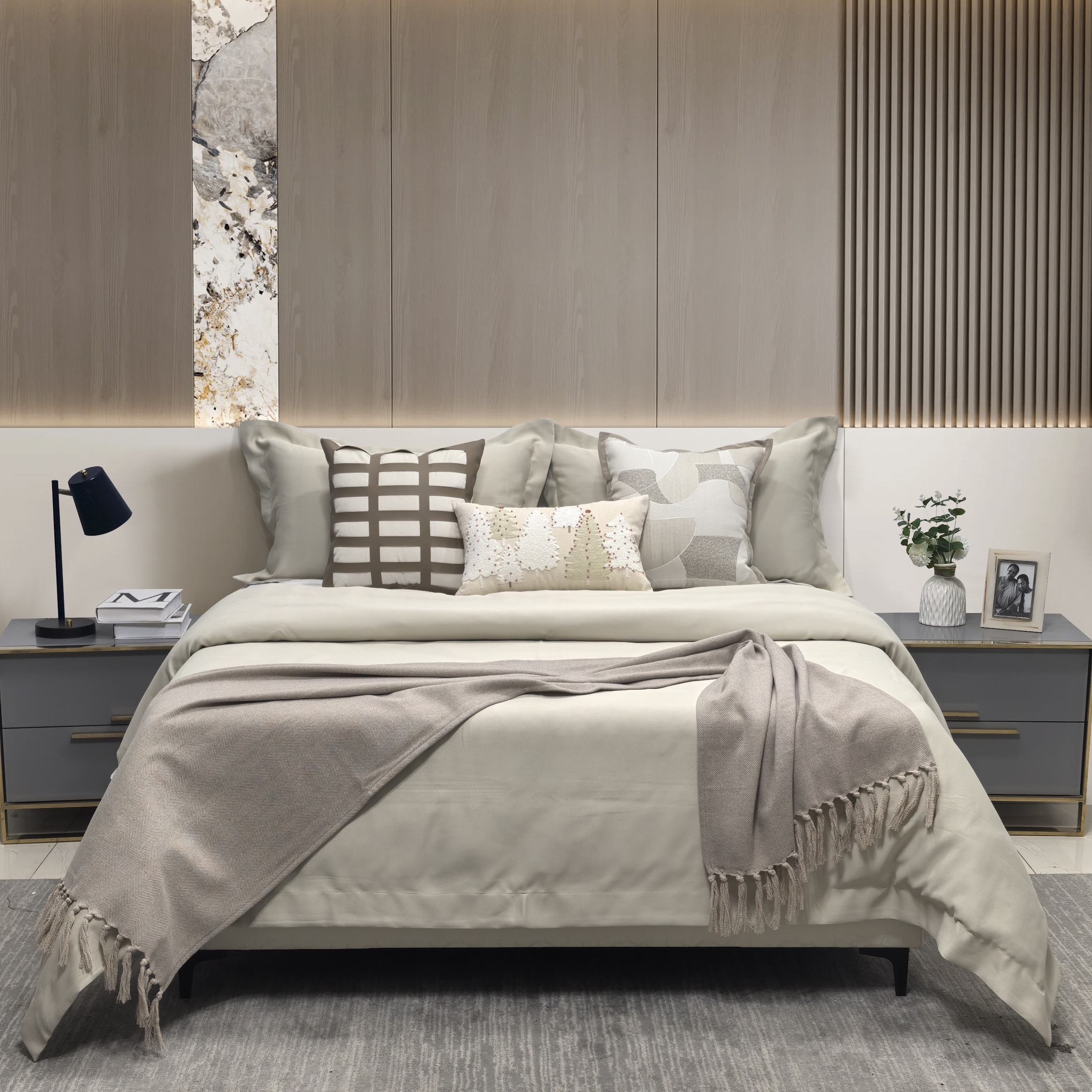 床笠式八件现代美式