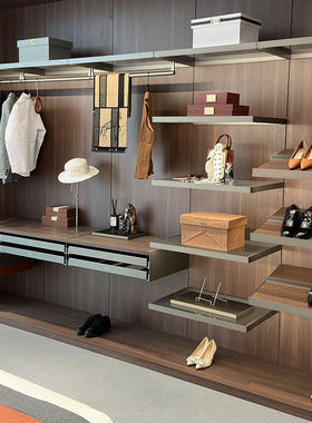 样板房展厅衣帽间衣柜摆