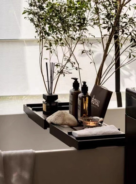 现代轻奢家居洗手间浴缸