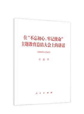 在“不忘初心、牢记使命”主题教育总结大会上的讲话