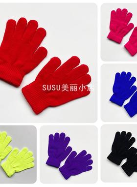 SUSU欧美纯色儿童手套uden'Glove小学生针织手套厂家