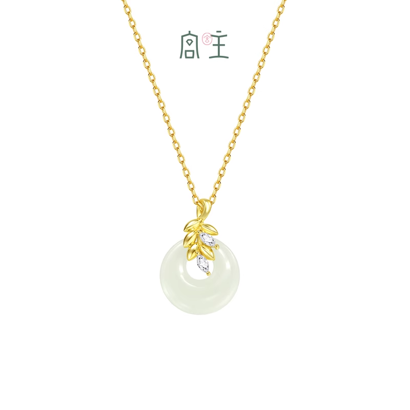 宫主和田玉银女项链生日礼物