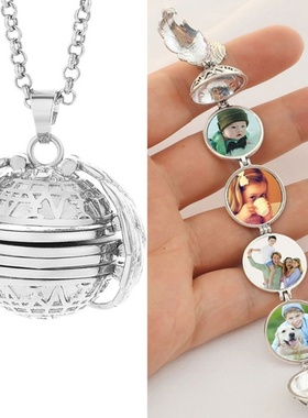 私人定制折叠可打开礼物复古吊坠